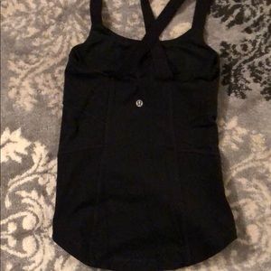 Lululemon black workout tank